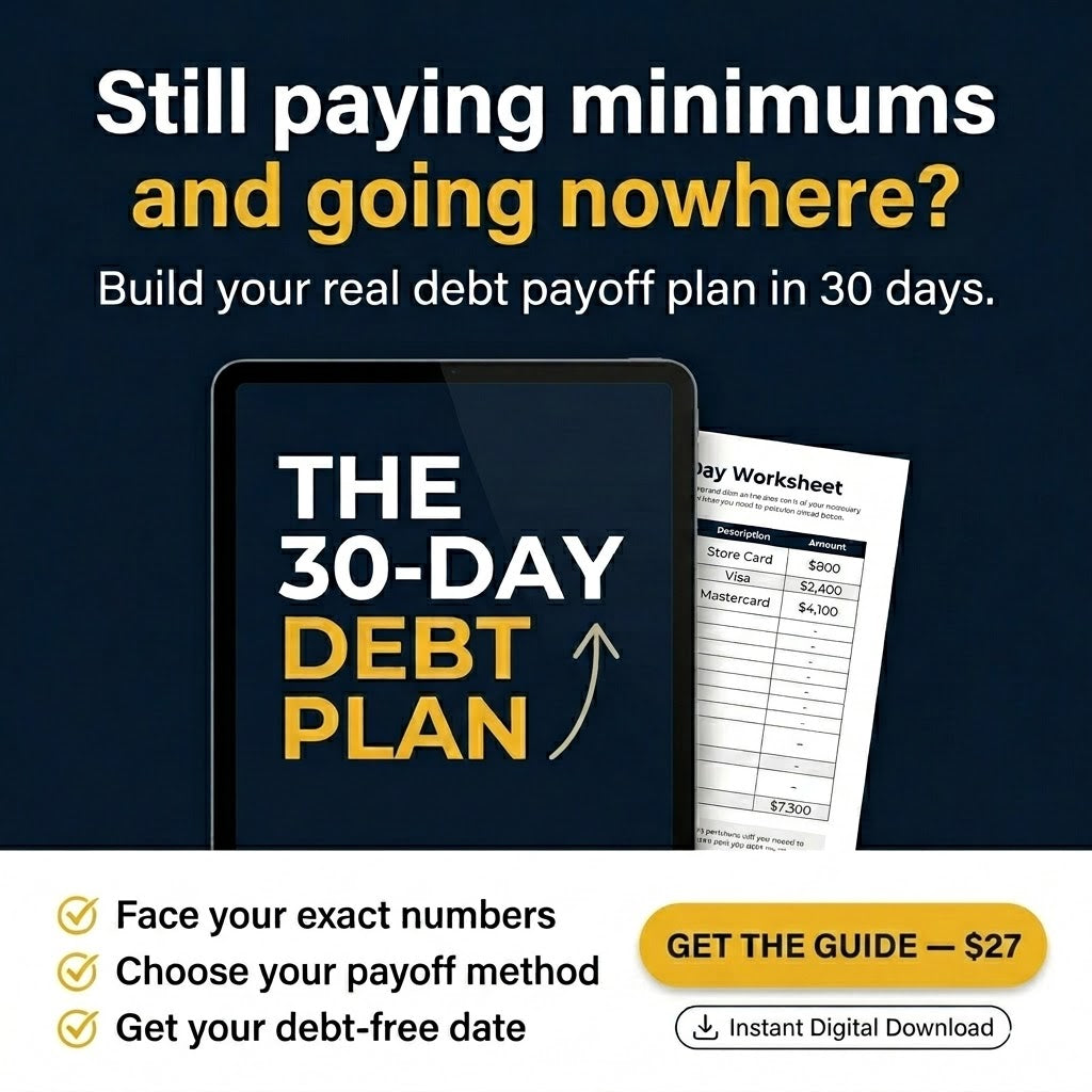 The 30-Day Debt Plan — Build Your Real Debt Payoff Plan in 30 Days